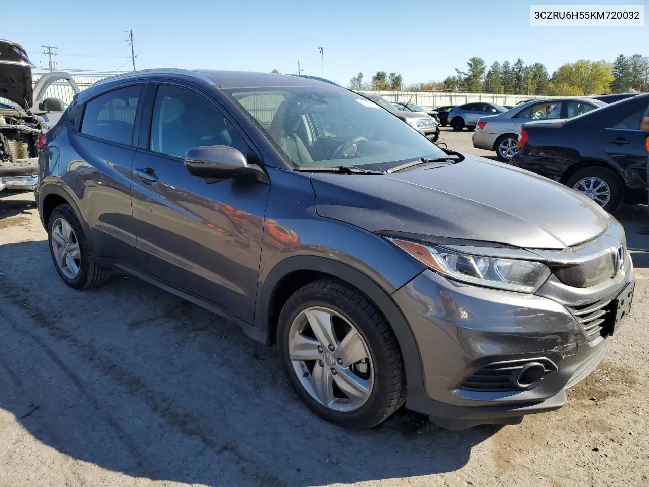 2019 Honda Hr-V Ex VIN: 3CZRU6H55KM720032 Lot: 76880124