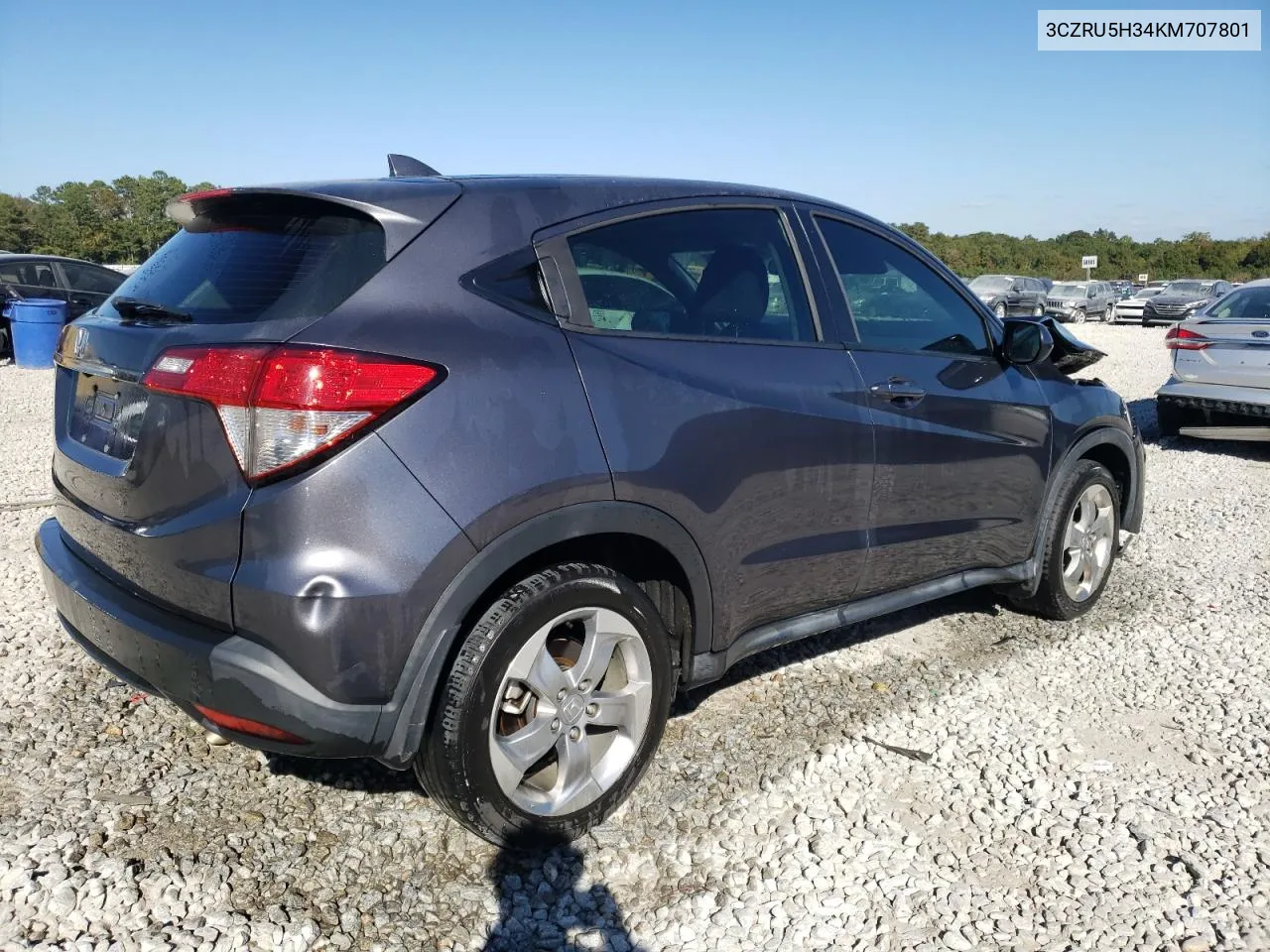 3CZRU5H34KM707801 2019 Honda Hr-V Lx