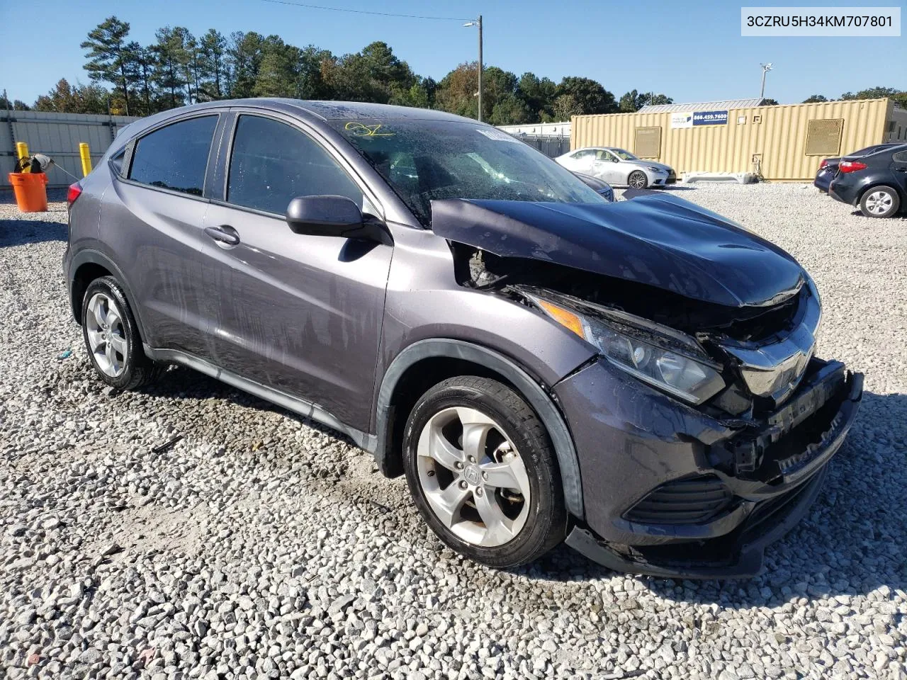 3CZRU5H34KM707801 2019 Honda Hr-V Lx