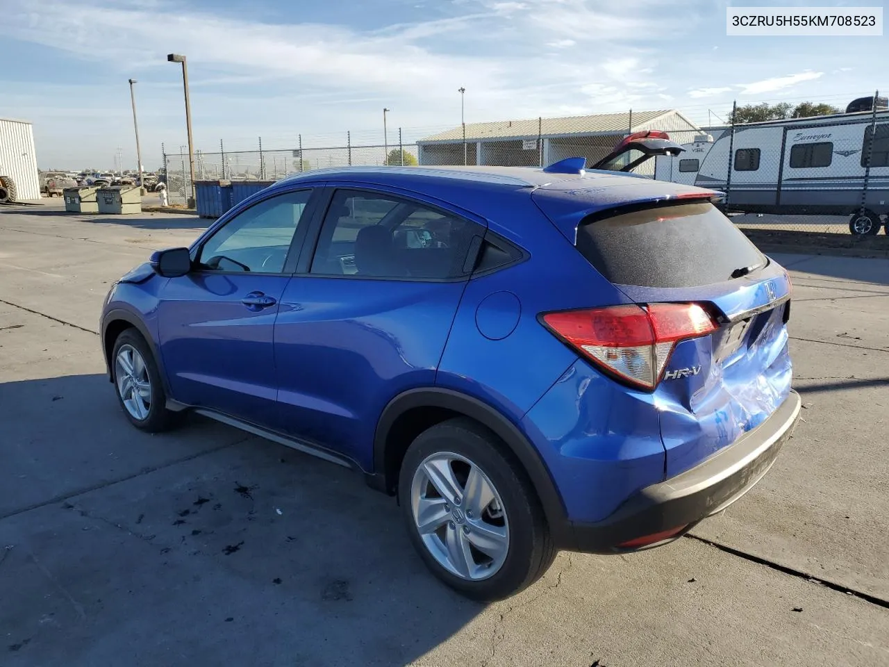 2019 Honda Hr-V Ex VIN: 3CZRU5H55KM708523 Lot: 77361304