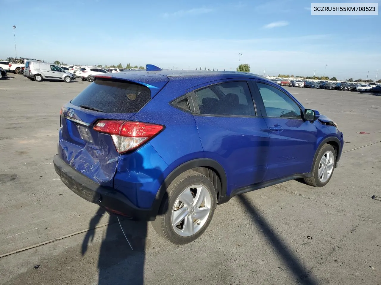 2019 Honda Hr-V Ex VIN: 3CZRU5H55KM708523 Lot: 77361304