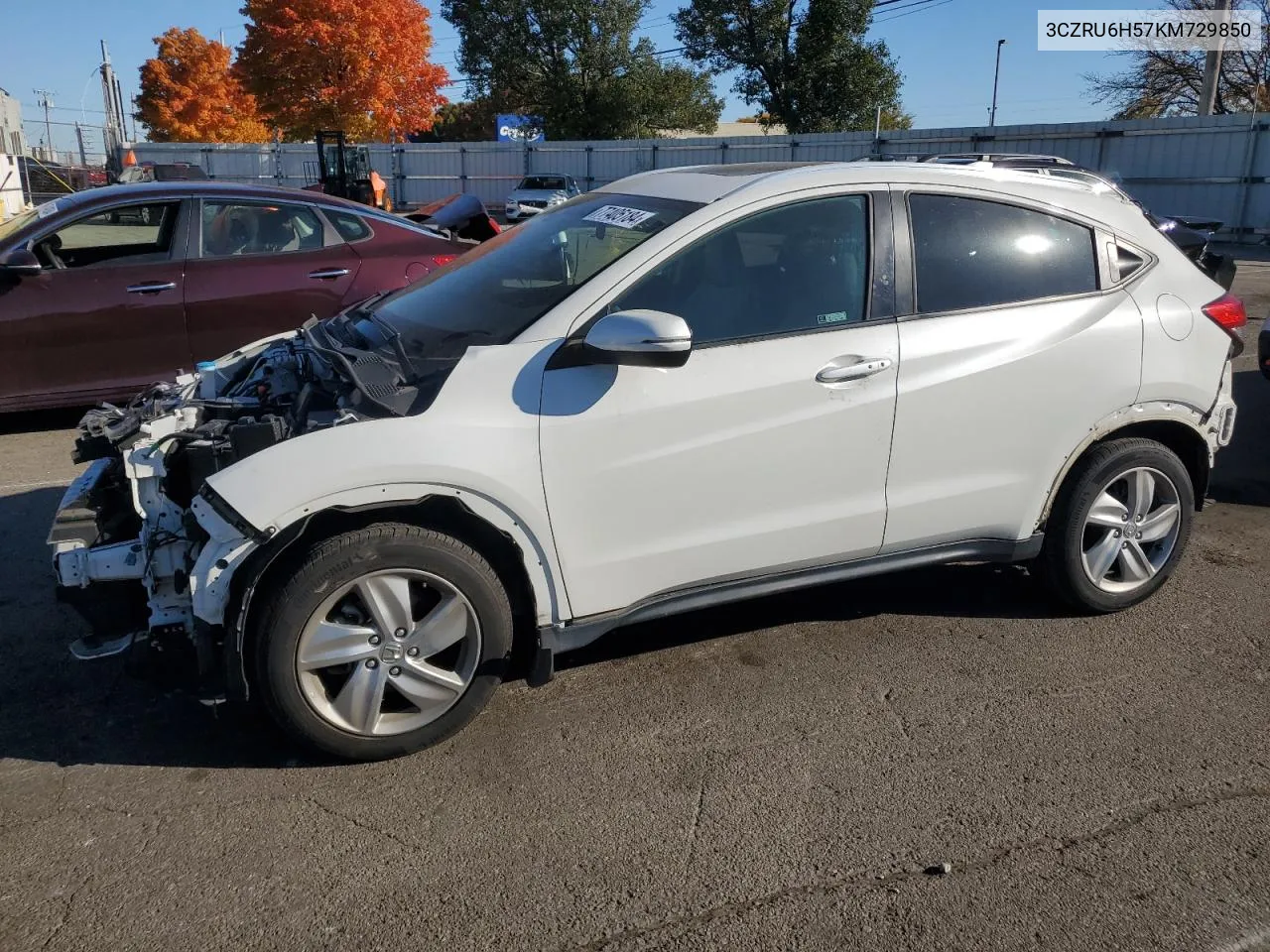 2019 Honda Hr-V Ex VIN: 3CZRU6H57KM729850 Lot: 77405184