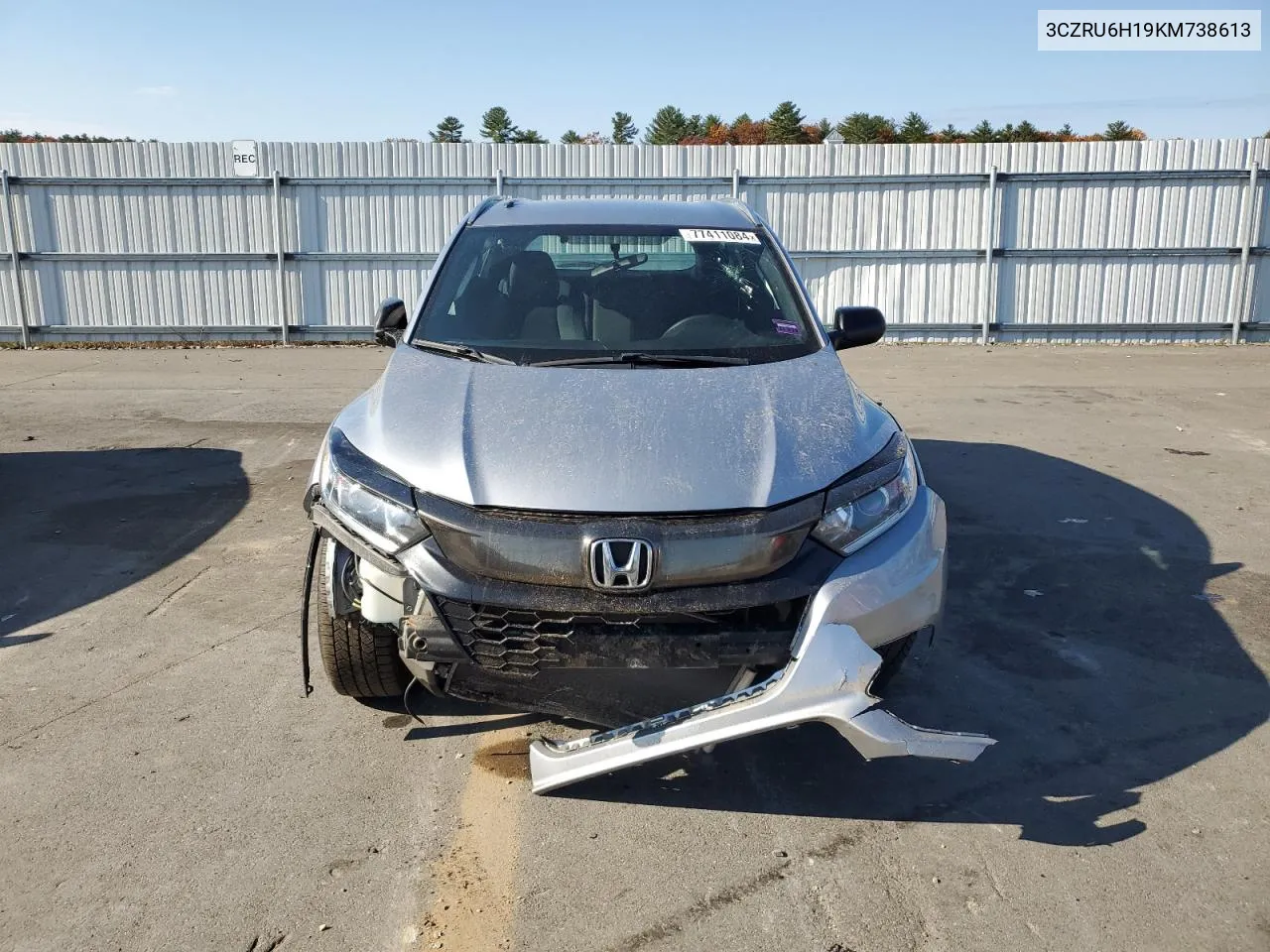 2019 Honda Hr-V Sport VIN: 3CZRU6H19KM738613 Lot: 77411084