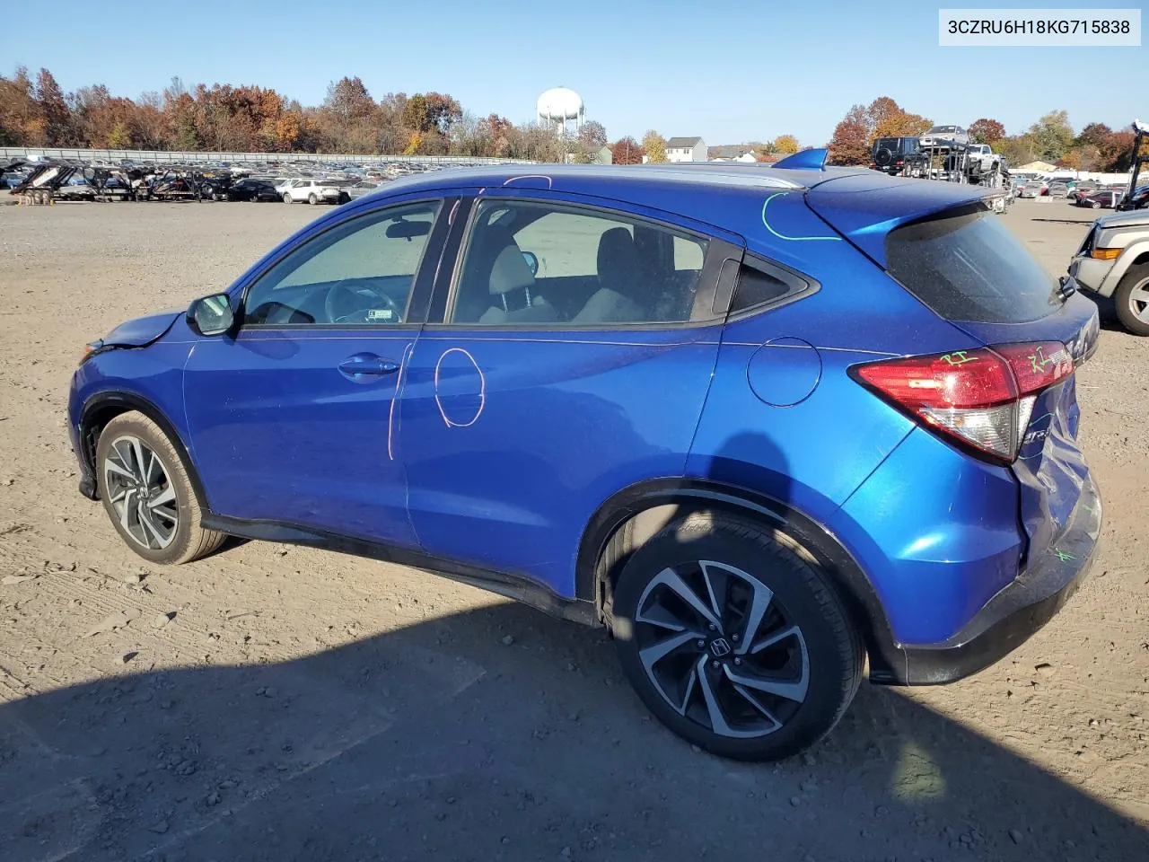 2019 Honda Hr-V Sport VIN: 3CZRU6H18KG715838 Lot: 77537434