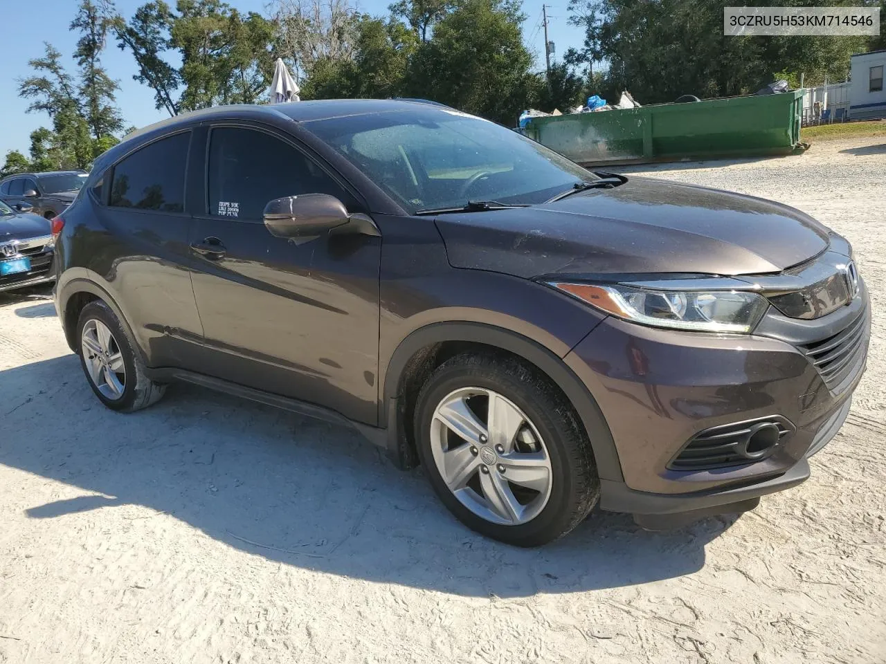 2019 Honda Hr-V Ex VIN: 3CZRU5H53KM714546 Lot: 77647374