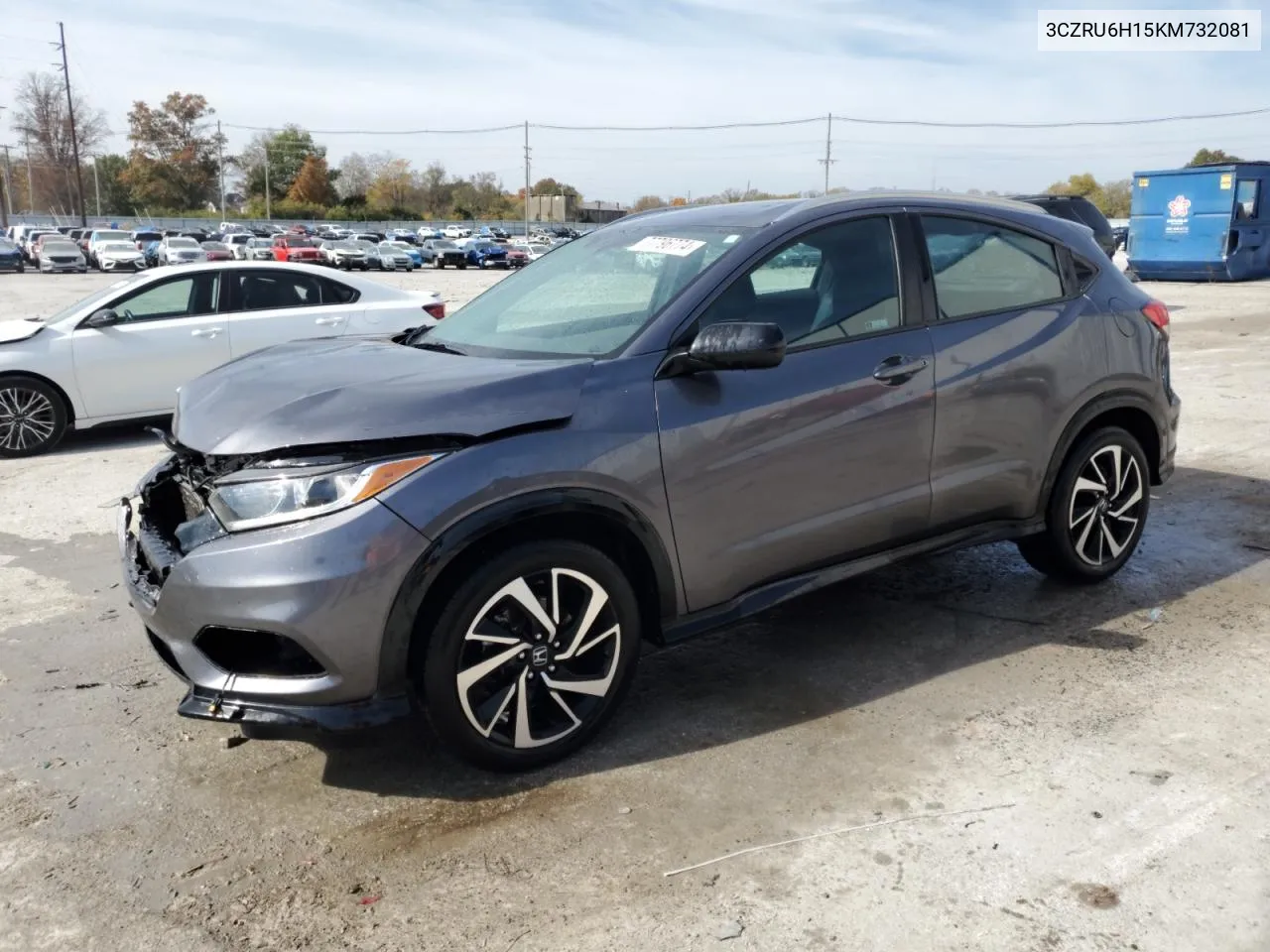 2019 Honda Hr-V Sport VIN: 3CZRU6H15KM732081 Lot: 77796774