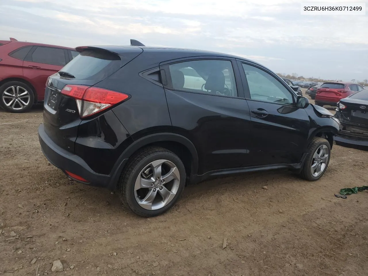 2019 Honda Hr-V Lx VIN: 3CZRU6H36KG712499 Lot: 77978174