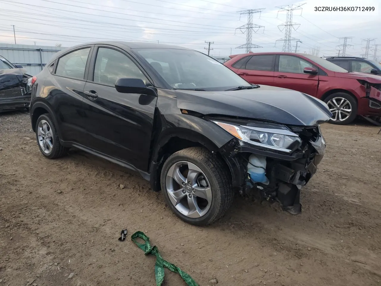 2019 Honda Hr-V Lx VIN: 3CZRU6H36KG712499 Lot: 77978174