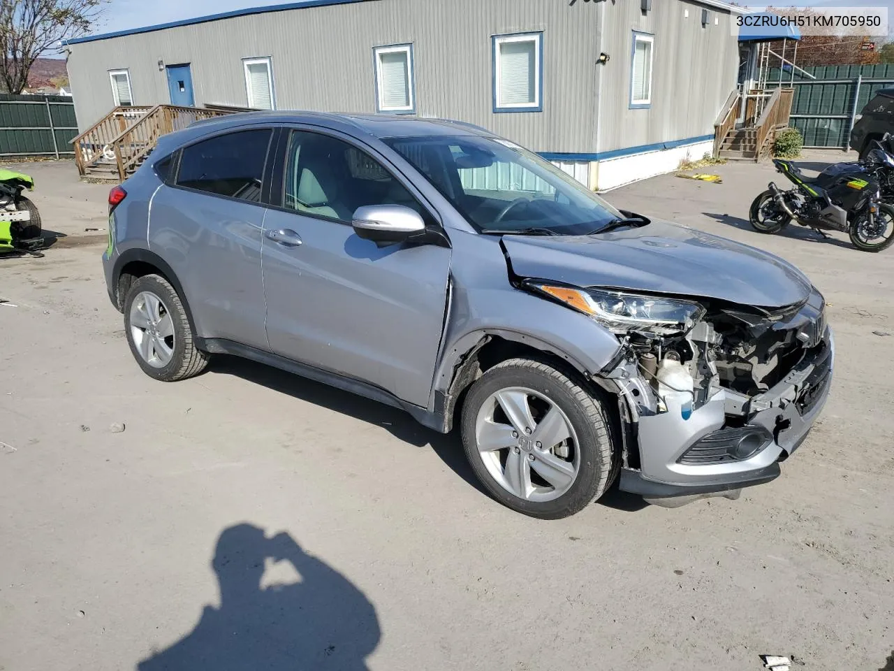 2019 Honda Hr-V Ex VIN: 3CZRU6H51KM705950 Lot: 78287104