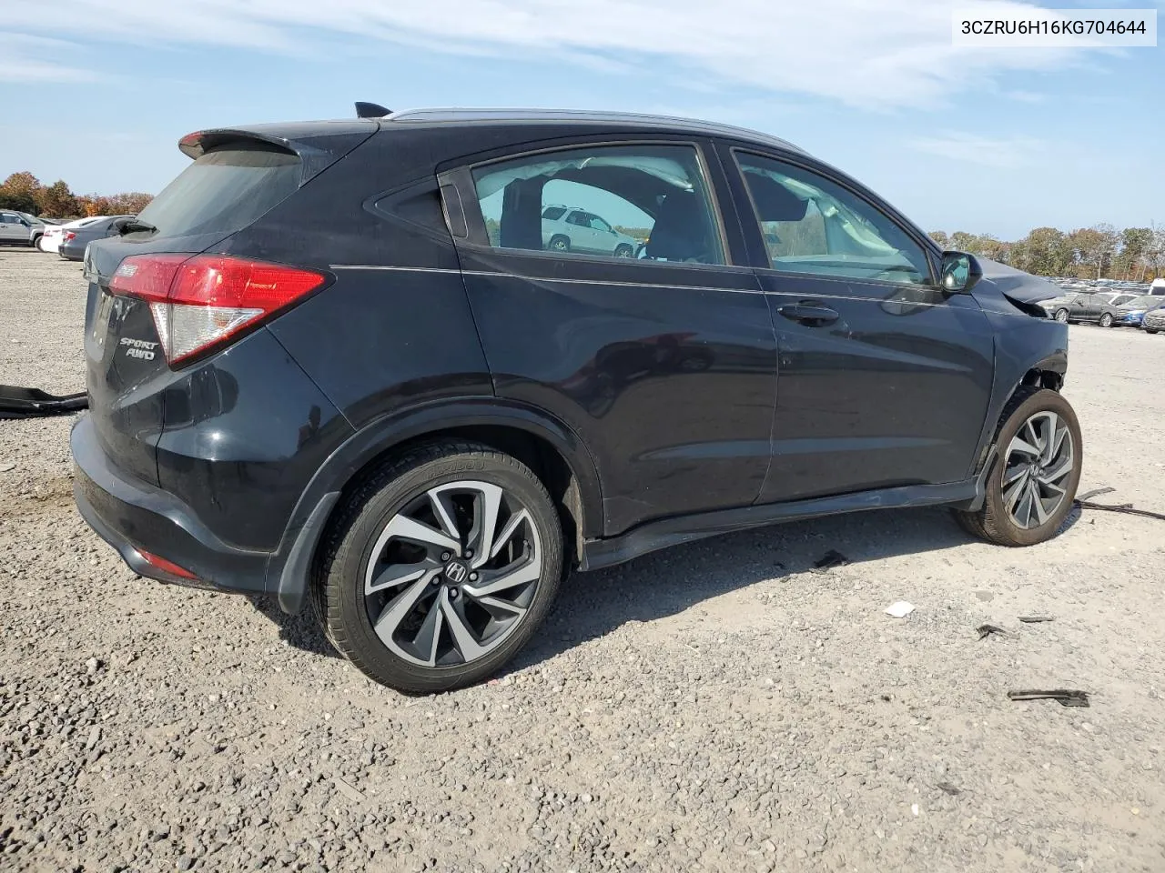 2019 Honda Hr-V Sport VIN: 3CZRU6H16KG704644 Lot: 78324334