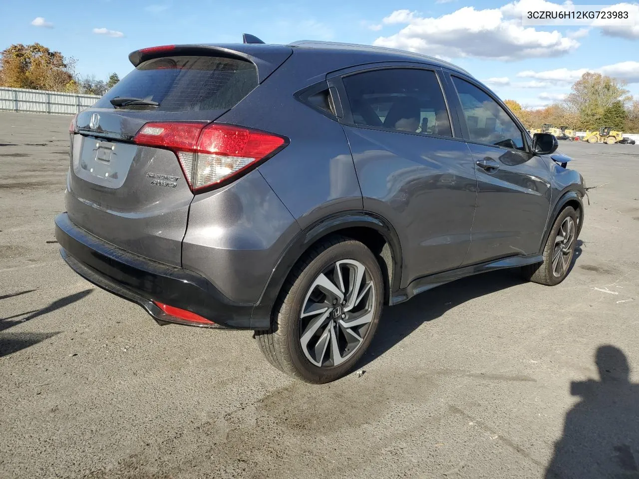 2019 Honda Hr-V Sport VIN: 3CZRU6H12KG723983 Lot: 78392464