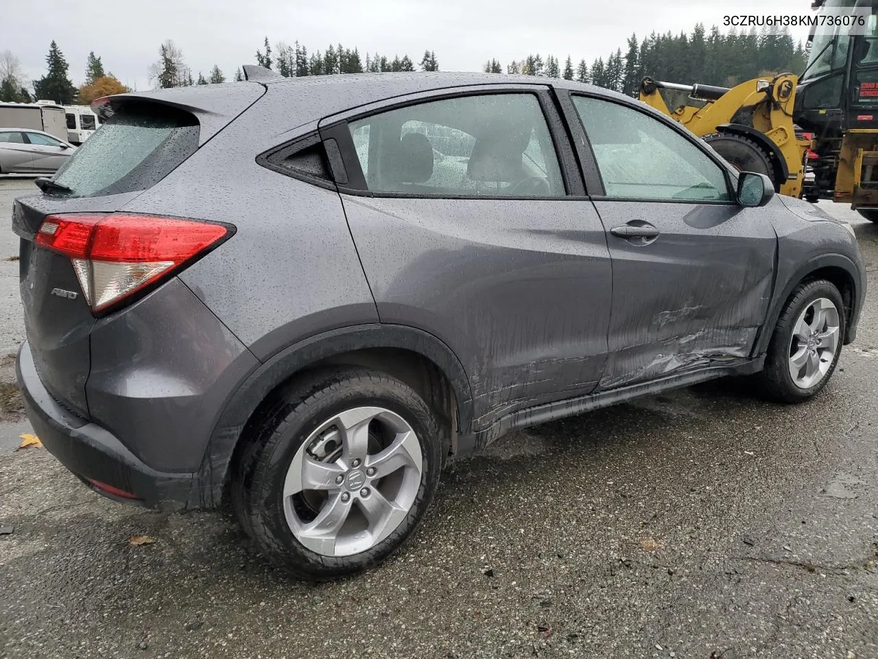 2019 Honda Hr-V Lx VIN: 3CZRU6H38KM736076 Lot: 78472874