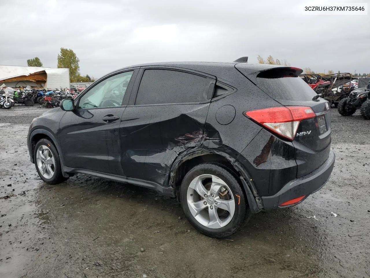 2019 Honda Hr-V Lx VIN: 3CZRU6H37KM735646 Lot: 78612134