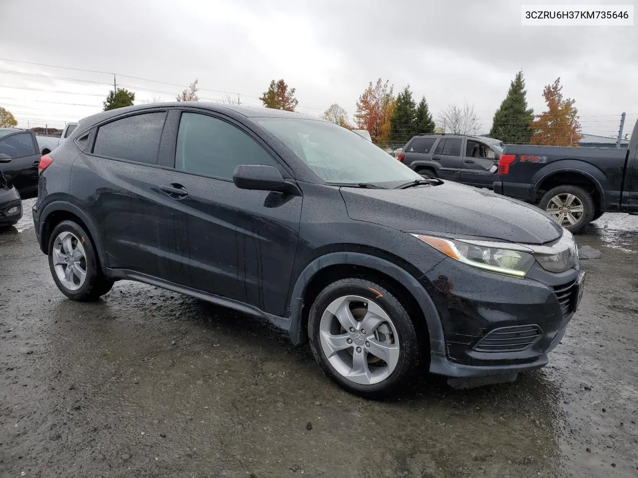 2019 Honda Hr-V Lx VIN: 3CZRU6H37KM735646 Lot: 78612134