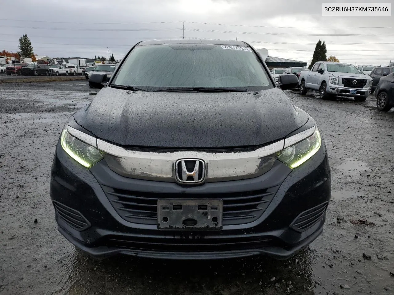 2019 Honda Hr-V Lx VIN: 3CZRU6H37KM735646 Lot: 78612134