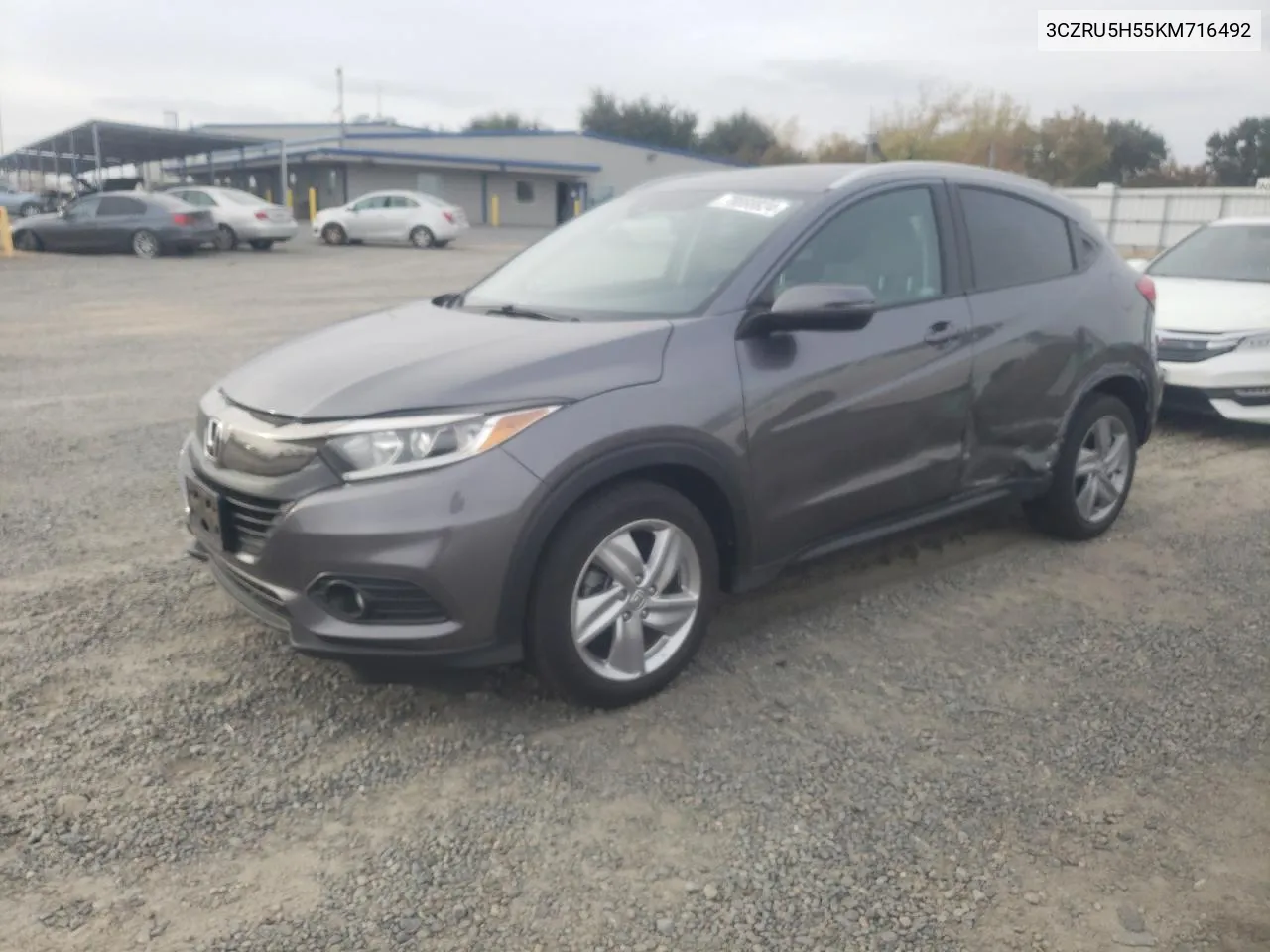 2019 Honda Hr-V Ex VIN: 3CZRU5H55KM716492 Lot: 78888824