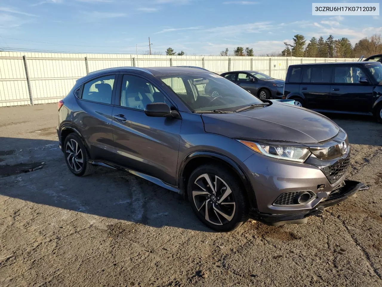 2019 Honda Hr-V Sport VIN: 3CZRU6H17KG712039 Lot: 79340624