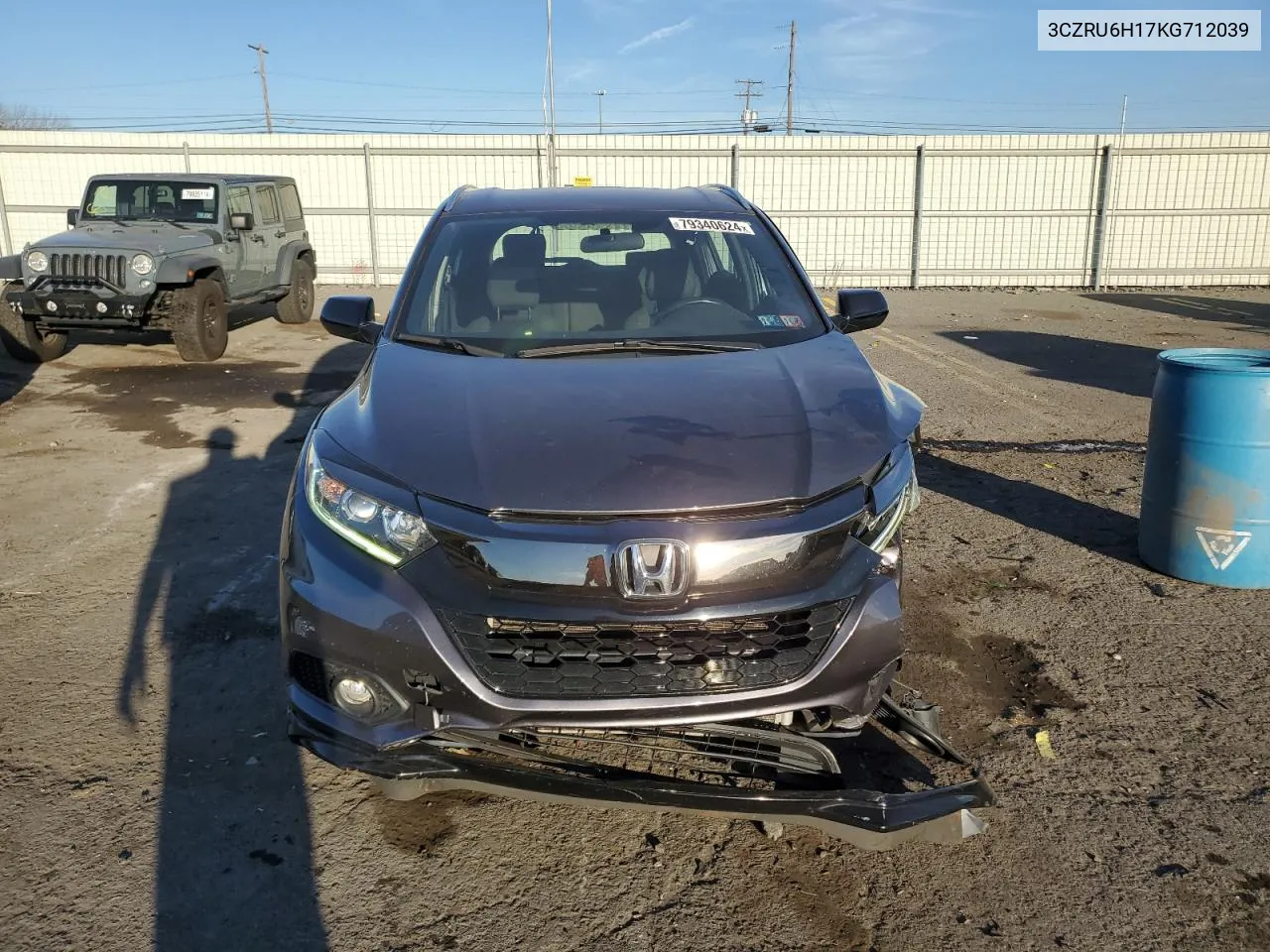 2019 Honda Hr-V Sport VIN: 3CZRU6H17KG712039 Lot: 79340624