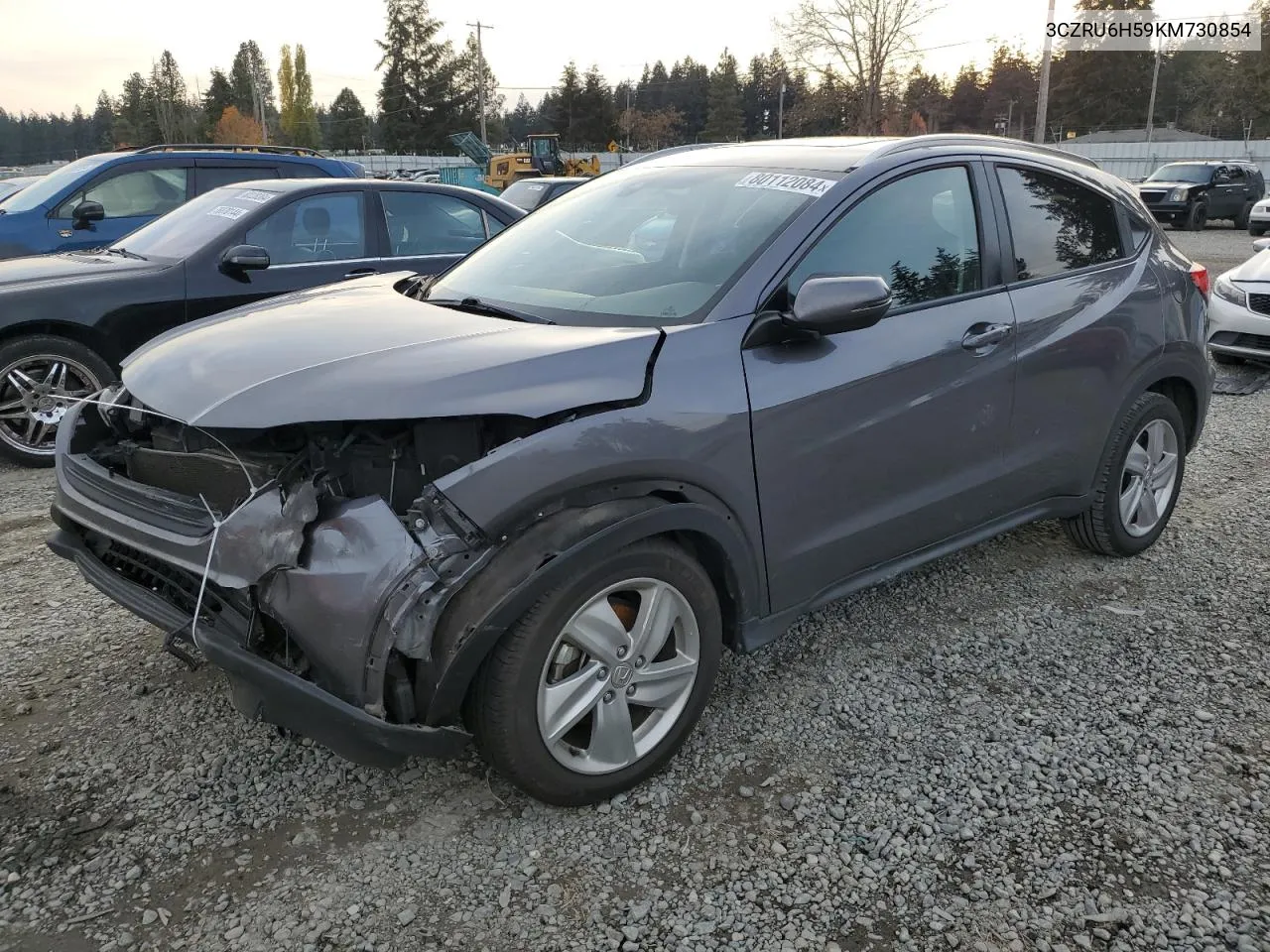 2019 Honda Hr-V Ex VIN: 3CZRU6H59KM730854 Lot: 80112084