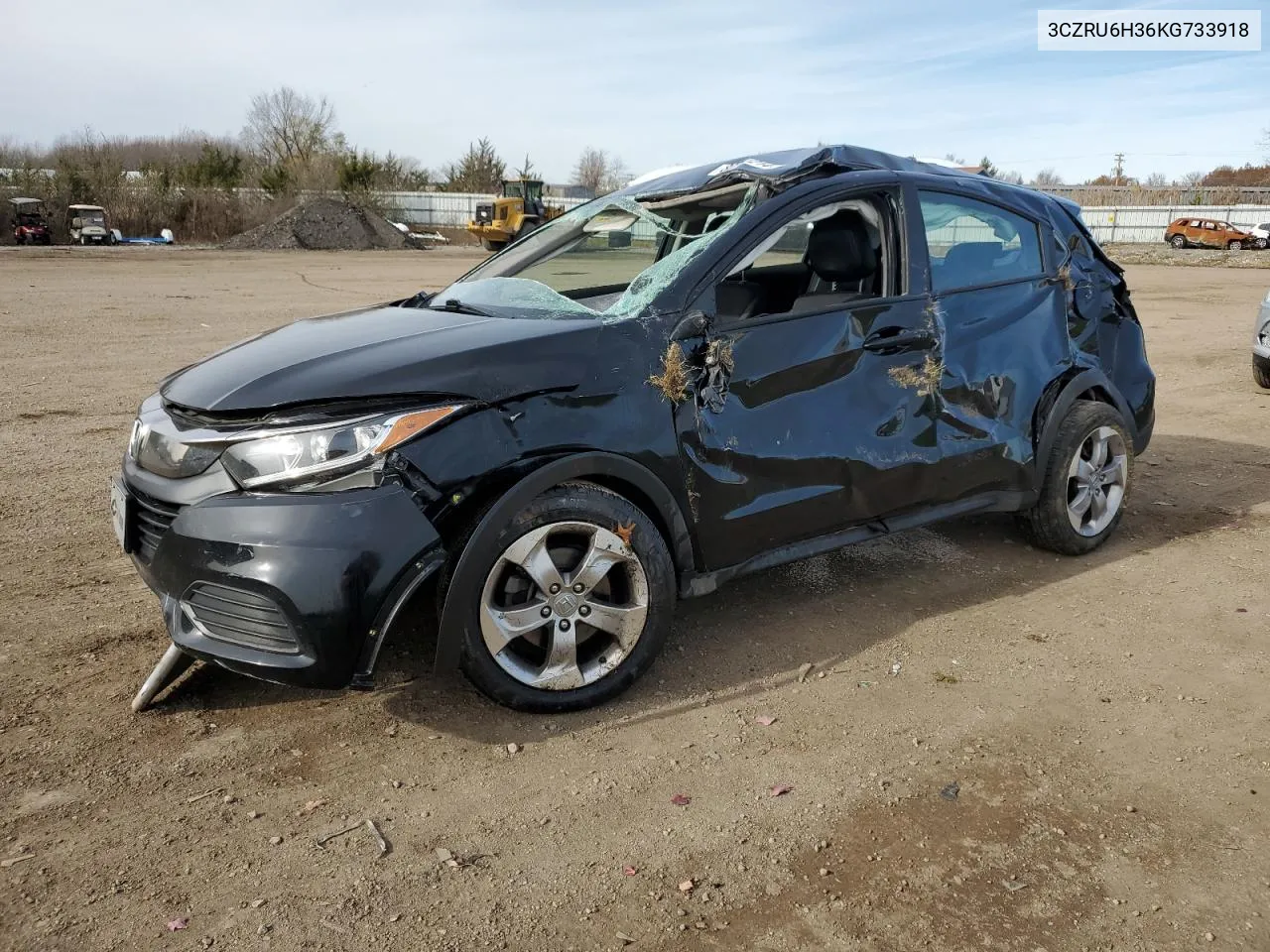 2019 Honda Hr-V Lx VIN: 3CZRU6H36KG733918 Lot: 80701214