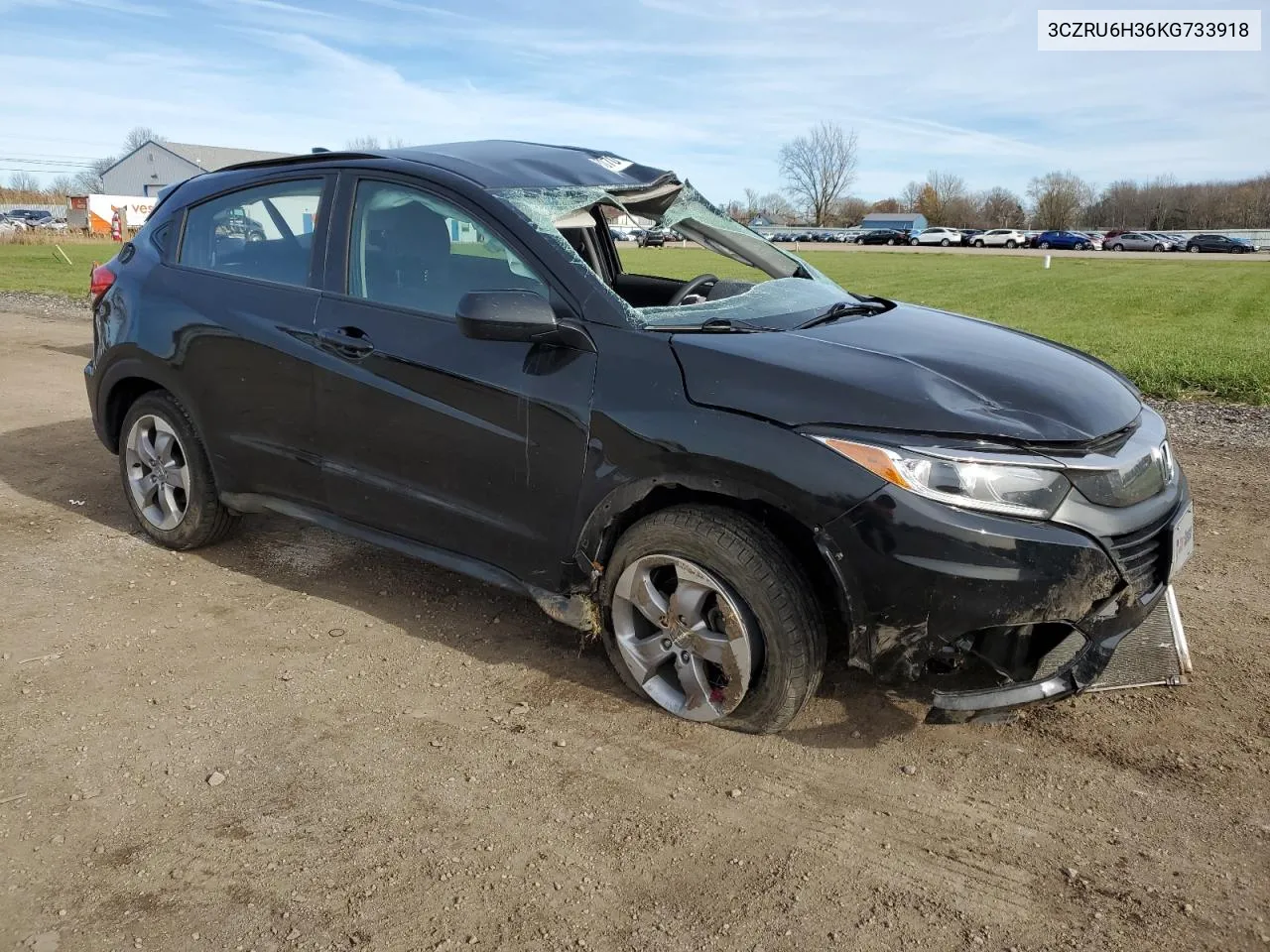 2019 Honda Hr-V Lx VIN: 3CZRU6H36KG733918 Lot: 80701214