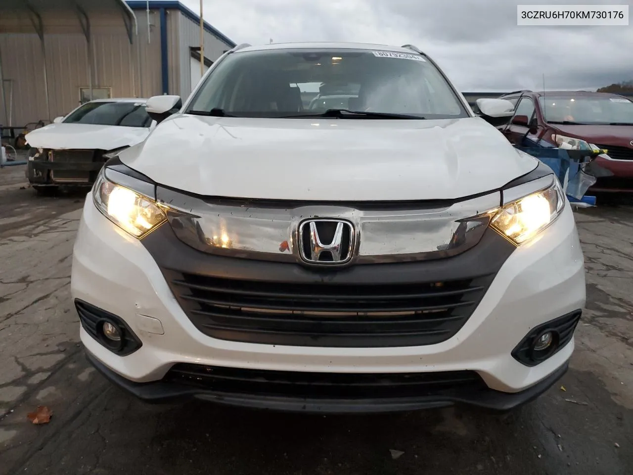 2019 Honda Hr-V Exl VIN: 3CZRU6H70KM730176 Lot: 80792304