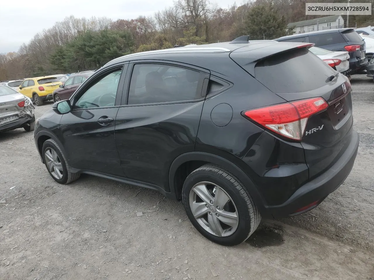 2019 Honda Hr-V Ex VIN: 3CZRU6H5XKM728594 Lot: 80860394