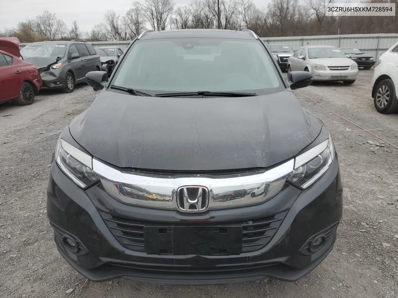 2019 Honda Hr-V Ex VIN: 3CZRU6H5XKM728594 Lot: 80860394