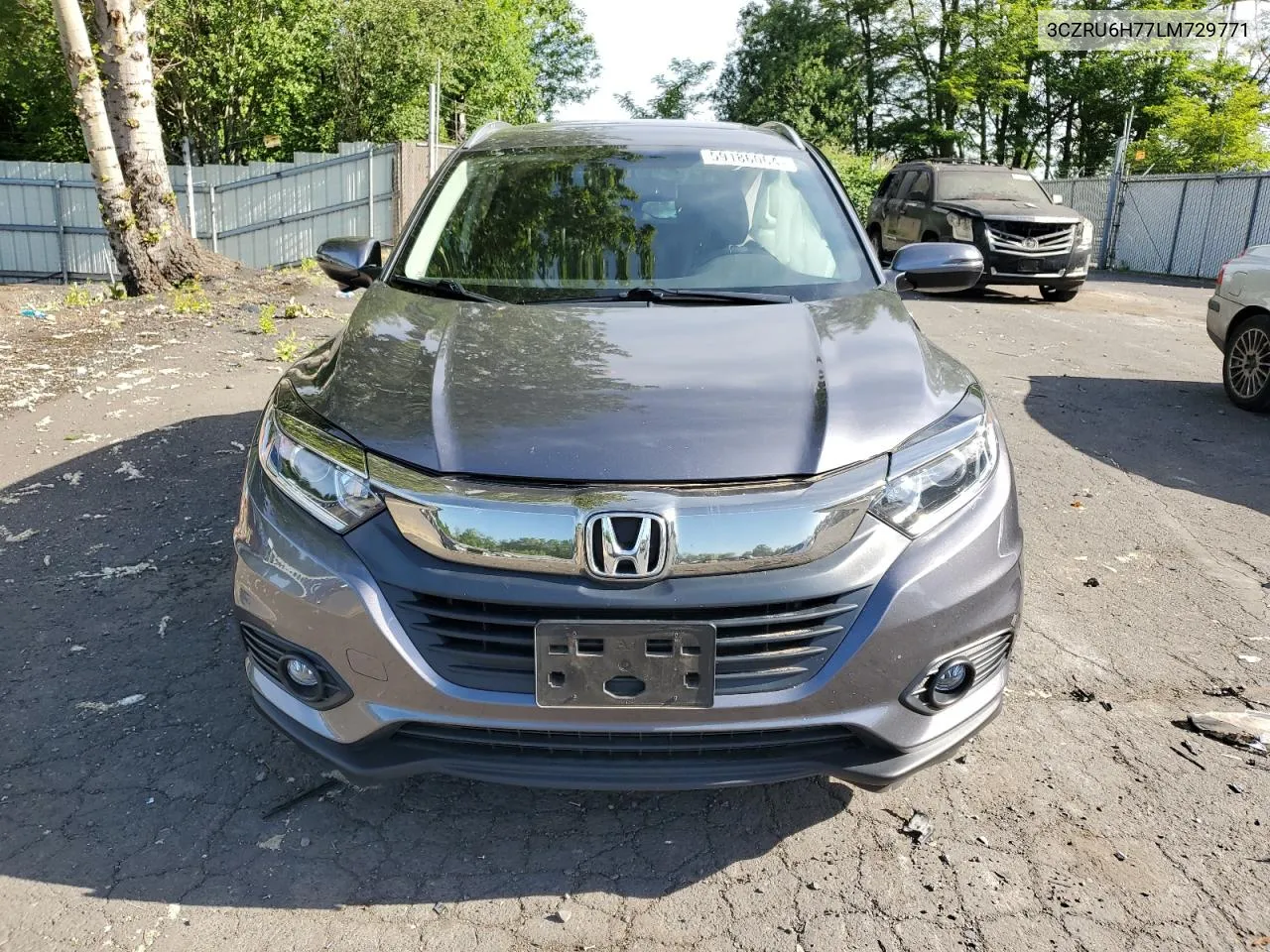 2020 Honda Hr-V Exl VIN: 3CZRU6H77LM729771 Lot: 59186064