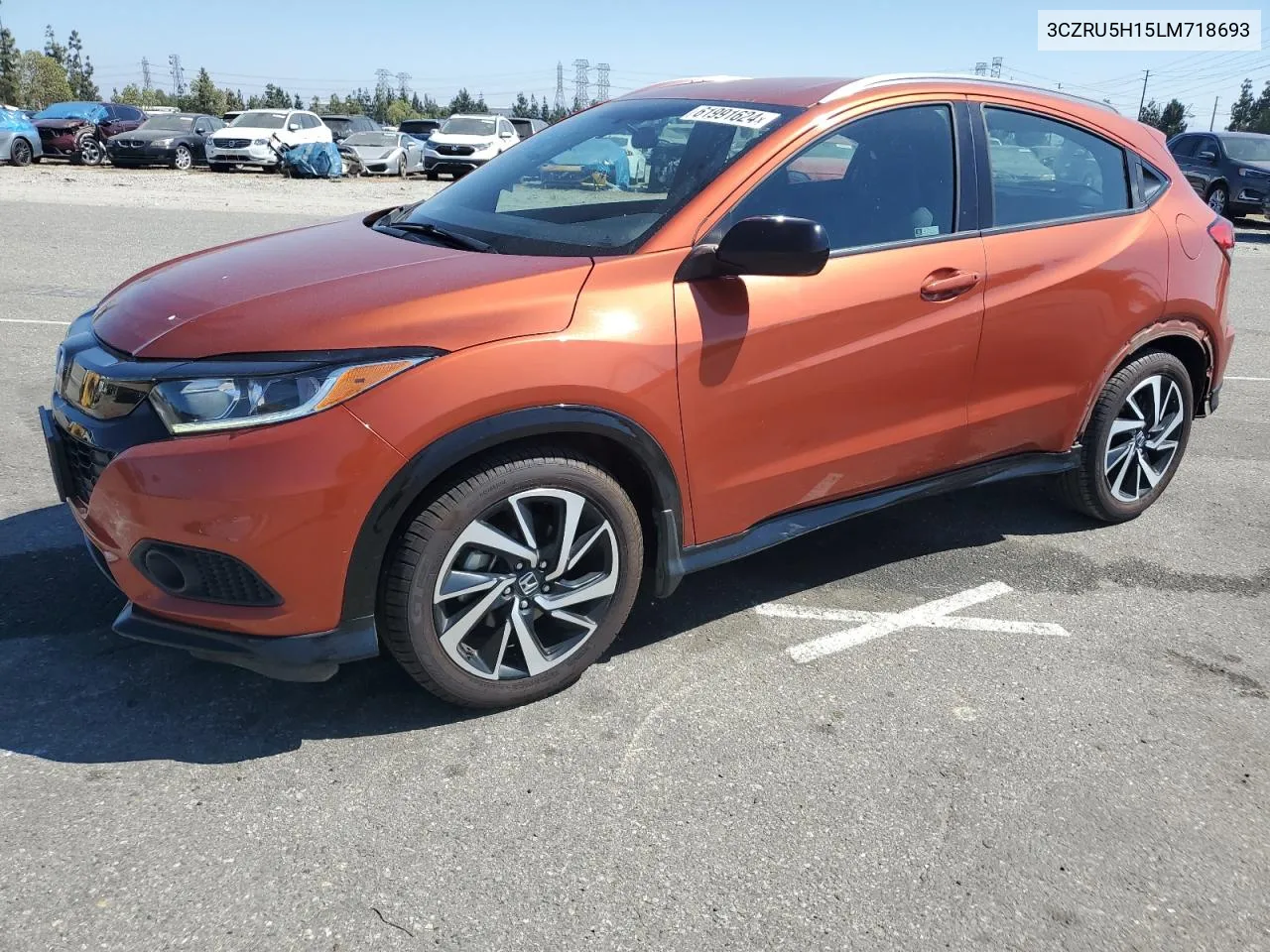 2020 Honda Hr-V Sport VIN: 3CZRU5H15LM718693 Lot: 61991624