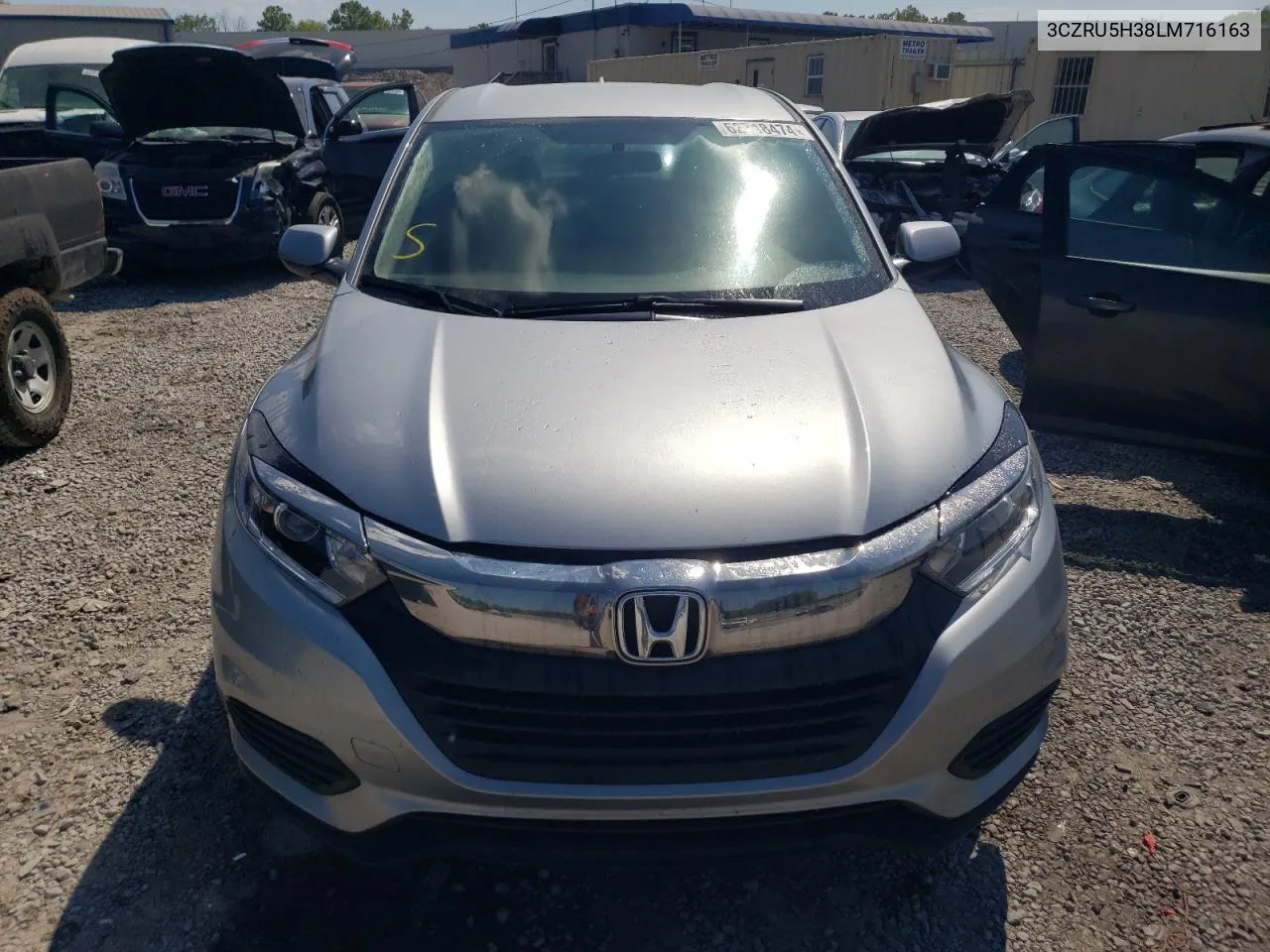 2020 Honda Hr-V Lx VIN: 3CZRU5H38LM716163 Lot: 62718474