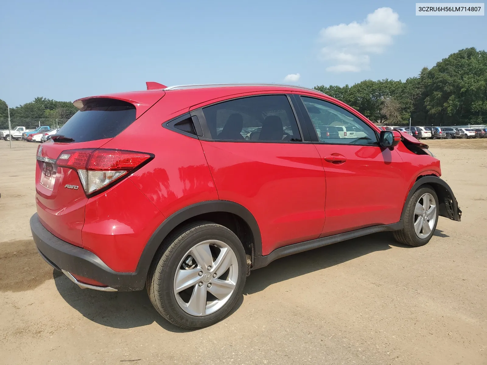 2020 Honda Hr-V Ex VIN: 3CZRU6H56LM714807 Lot: 65433204