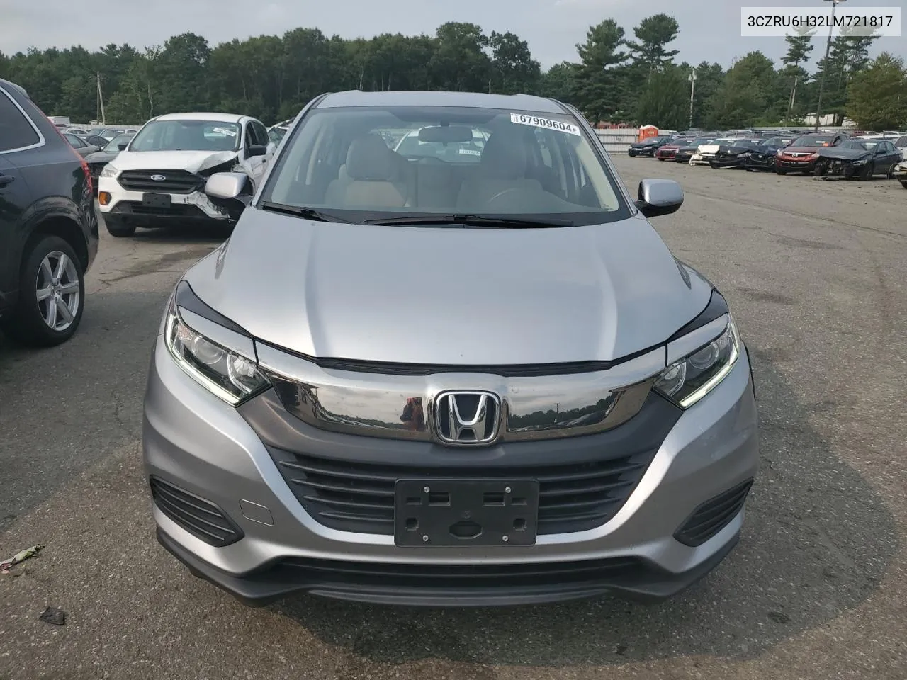 2020 Honda Hr-V Lx VIN: 3CZRU6H32LM721817 Lot: 67909604