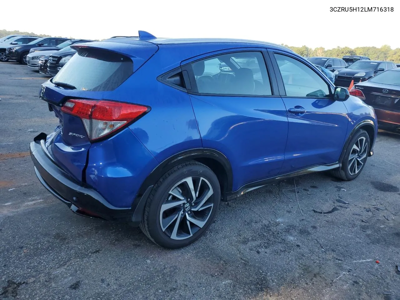 2020 Honda Hr-V Sport VIN: 3CZRU5H12LM716318 Lot: 68294554