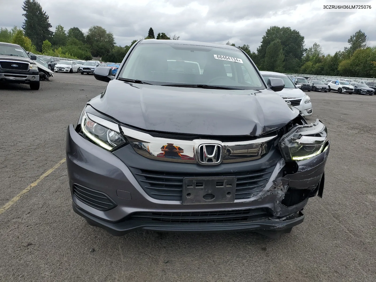 2020 Honda Hr-V Lx VIN: 3CZRU6H36LM725076 Lot: 68464134