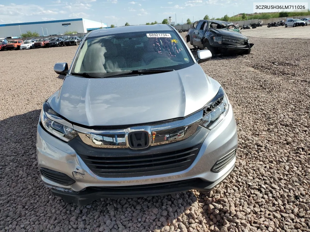 2020 Honda Hr-V Lx VIN: 3CZRU5H36LM711026 Lot: 68921734