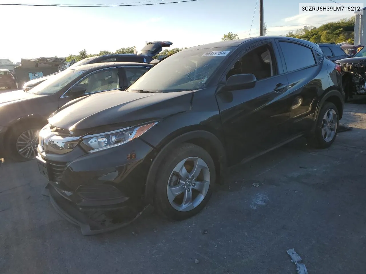 2020 Honda Hr-V Lx VIN: 3CZRU6H39LM716212 Lot: 69197154