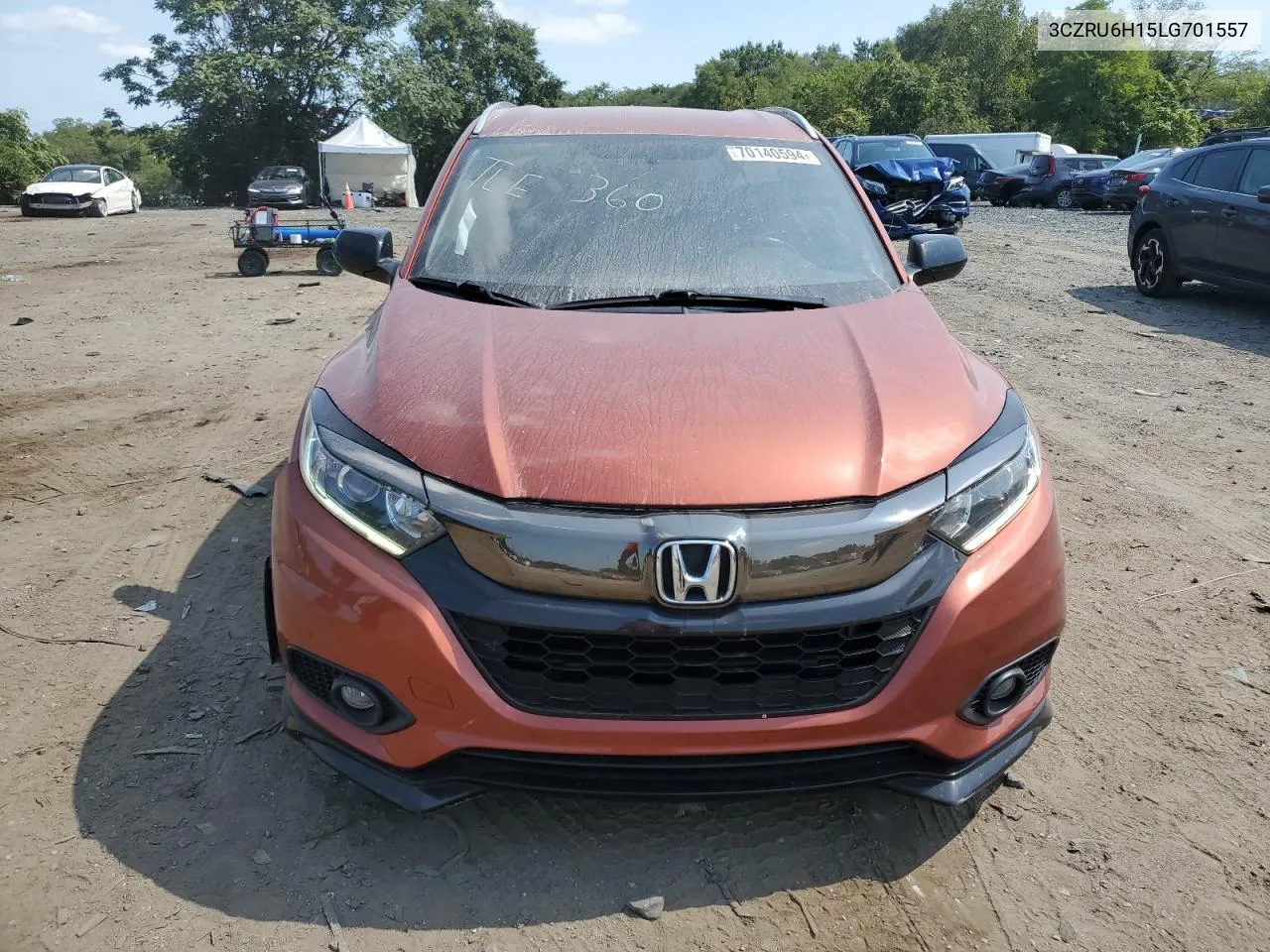 2020 Honda Hr-V Sport VIN: 3CZRU6H15LG701557 Lot: 70140594