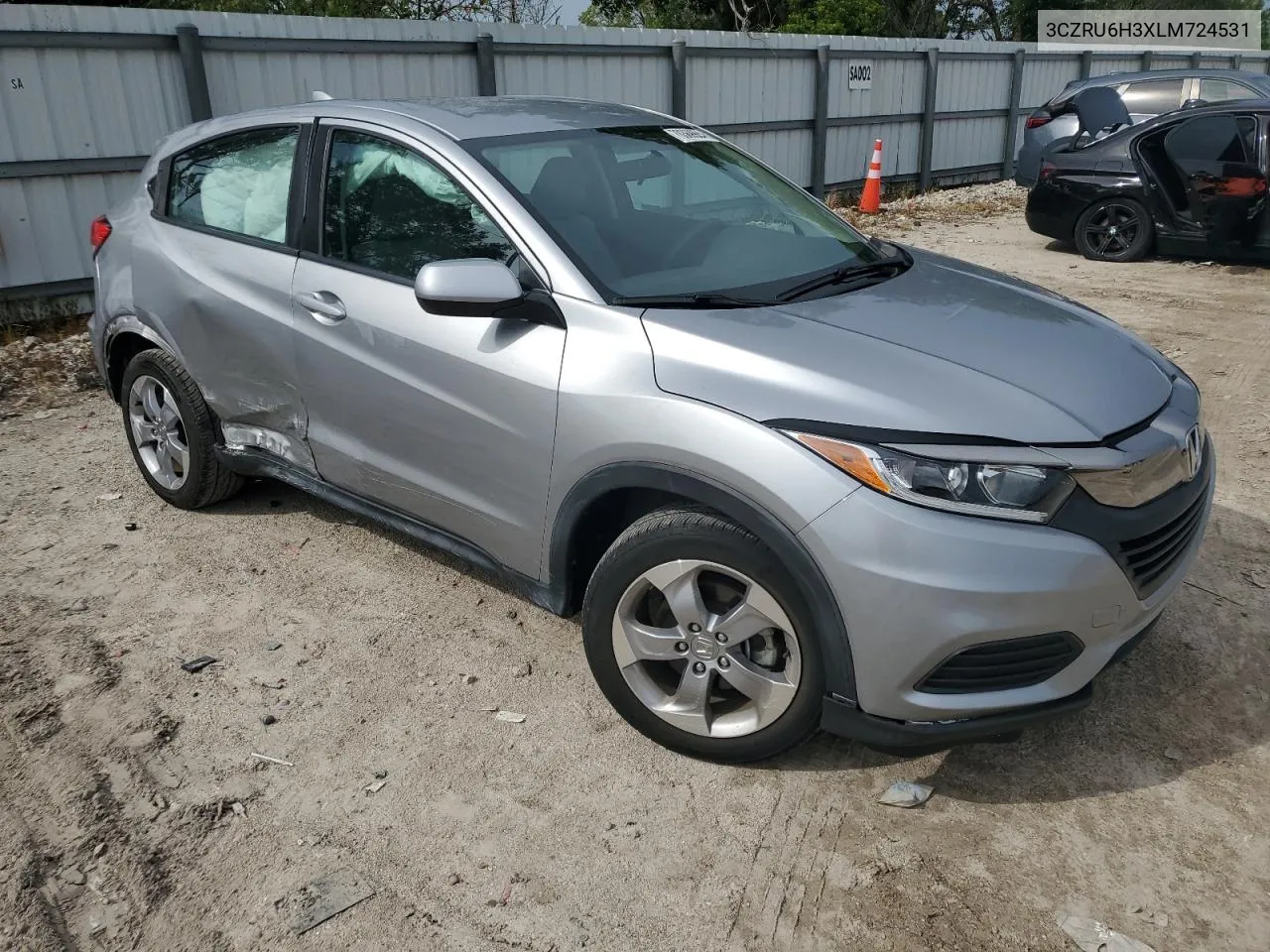 3CZRU6H3XLM724531 2020 Honda Hr-V Lx