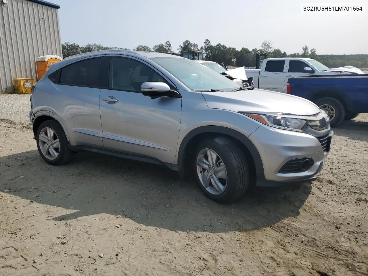 2020 Honda Hr-V Ex VIN: 3CZRU5H51LM701554 Lot: 70828074