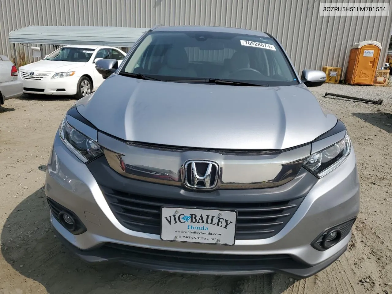 2020 Honda Hr-V Ex VIN: 3CZRU5H51LM701554 Lot: 70828074