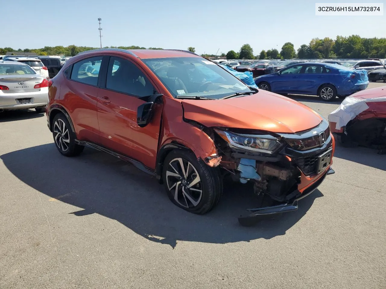 2020 Honda Hr-V Sport VIN: 3CZRU6H15LM732874 Lot: 70852384