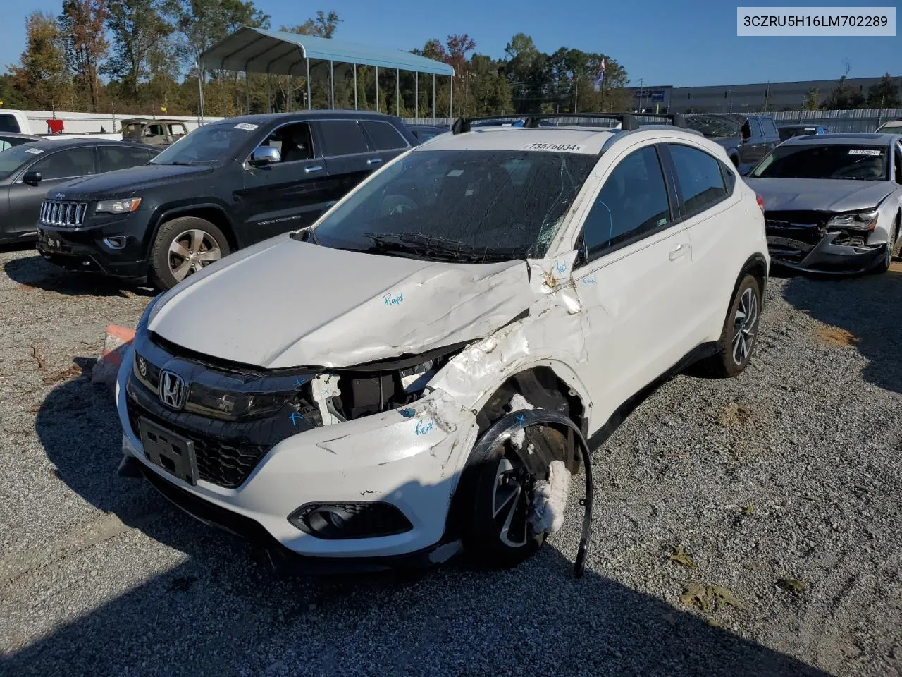 2020 Honda Hr-V Sport VIN: 3CZRU5H16LM702289 Lot: 73575034