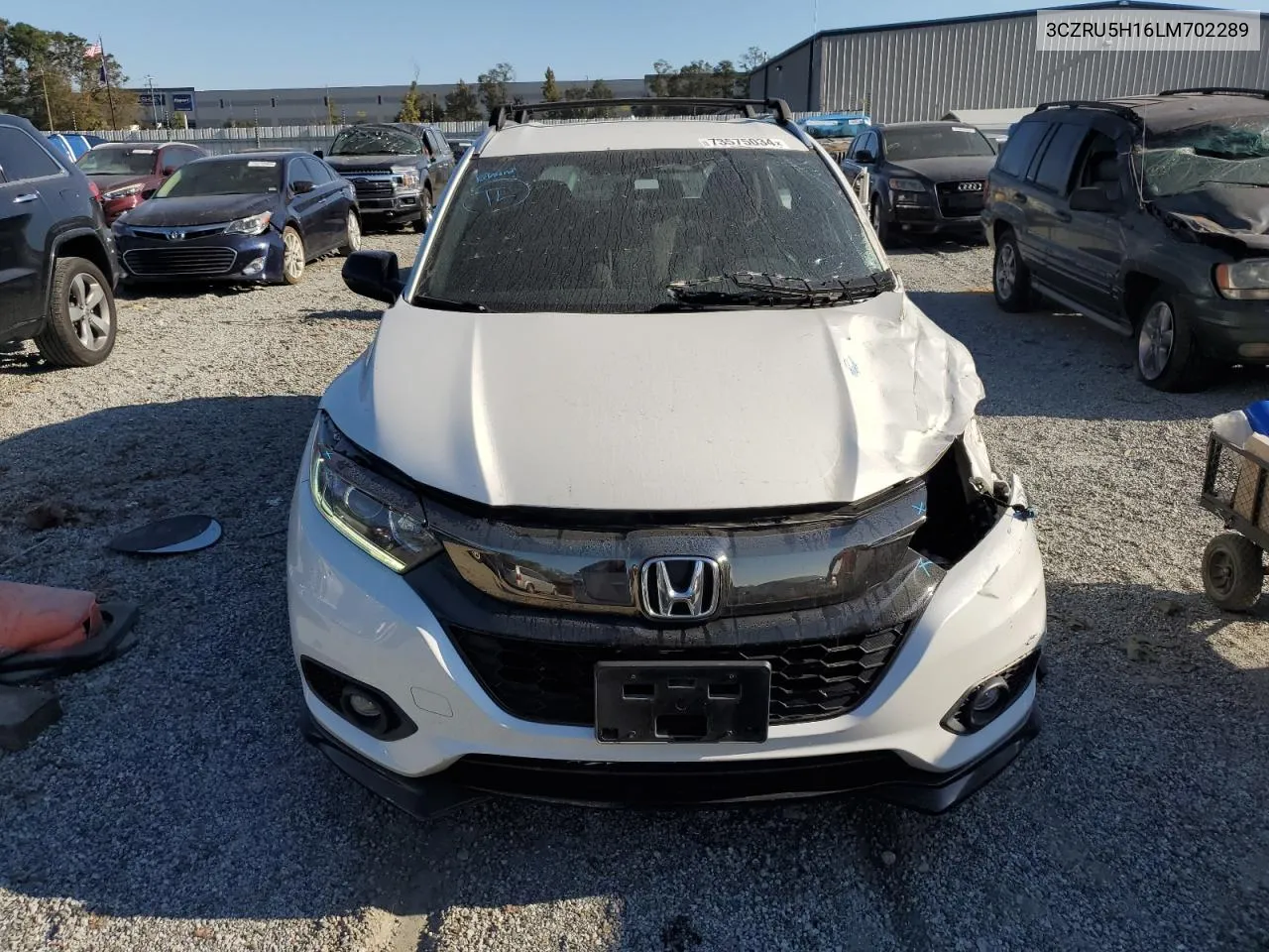 2020 Honda Hr-V Sport VIN: 3CZRU5H16LM702289 Lot: 73575034