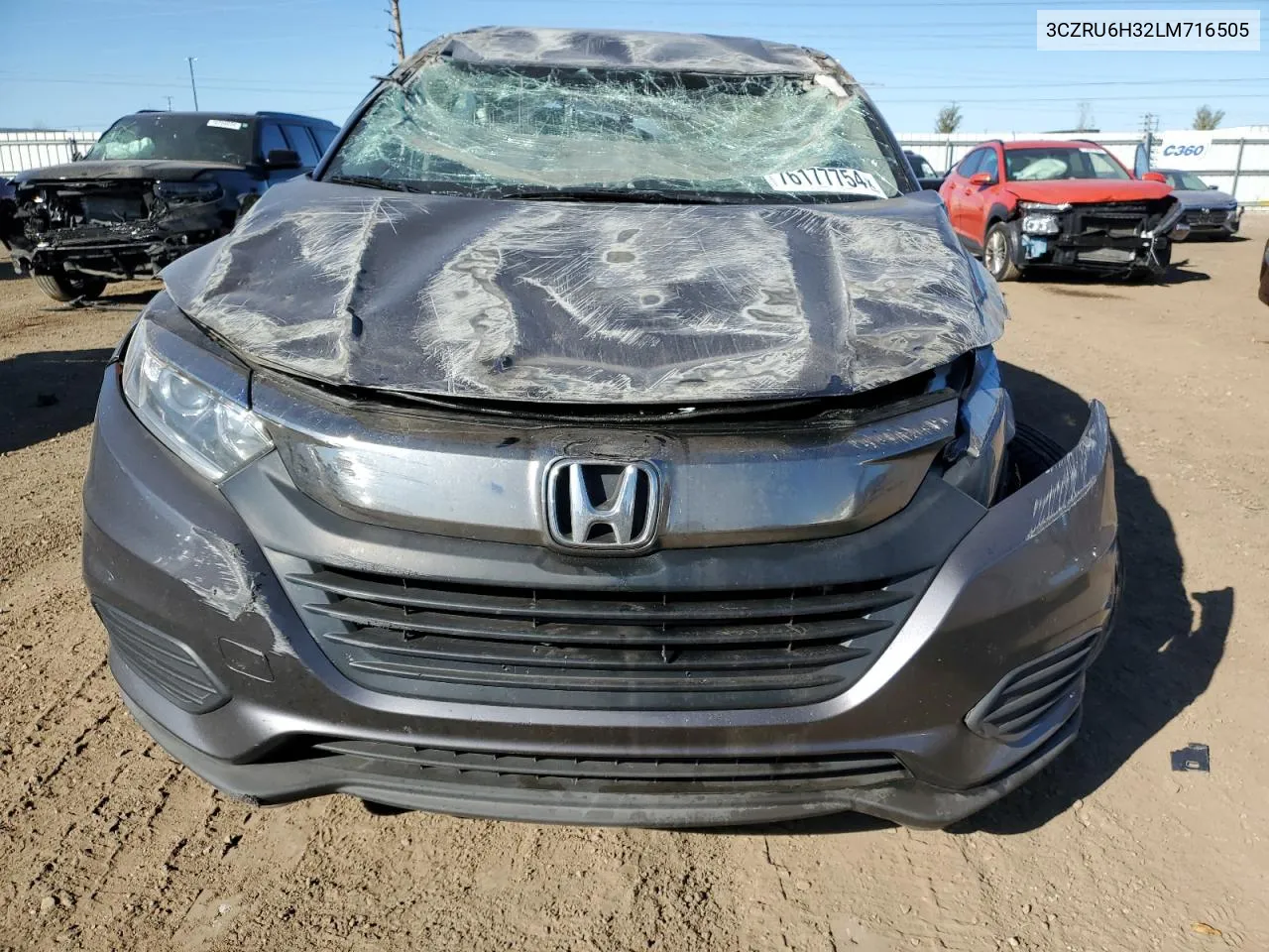 2020 Honda Hr-V Lx VIN: 3CZRU6H32LM716505 Lot: 76177754