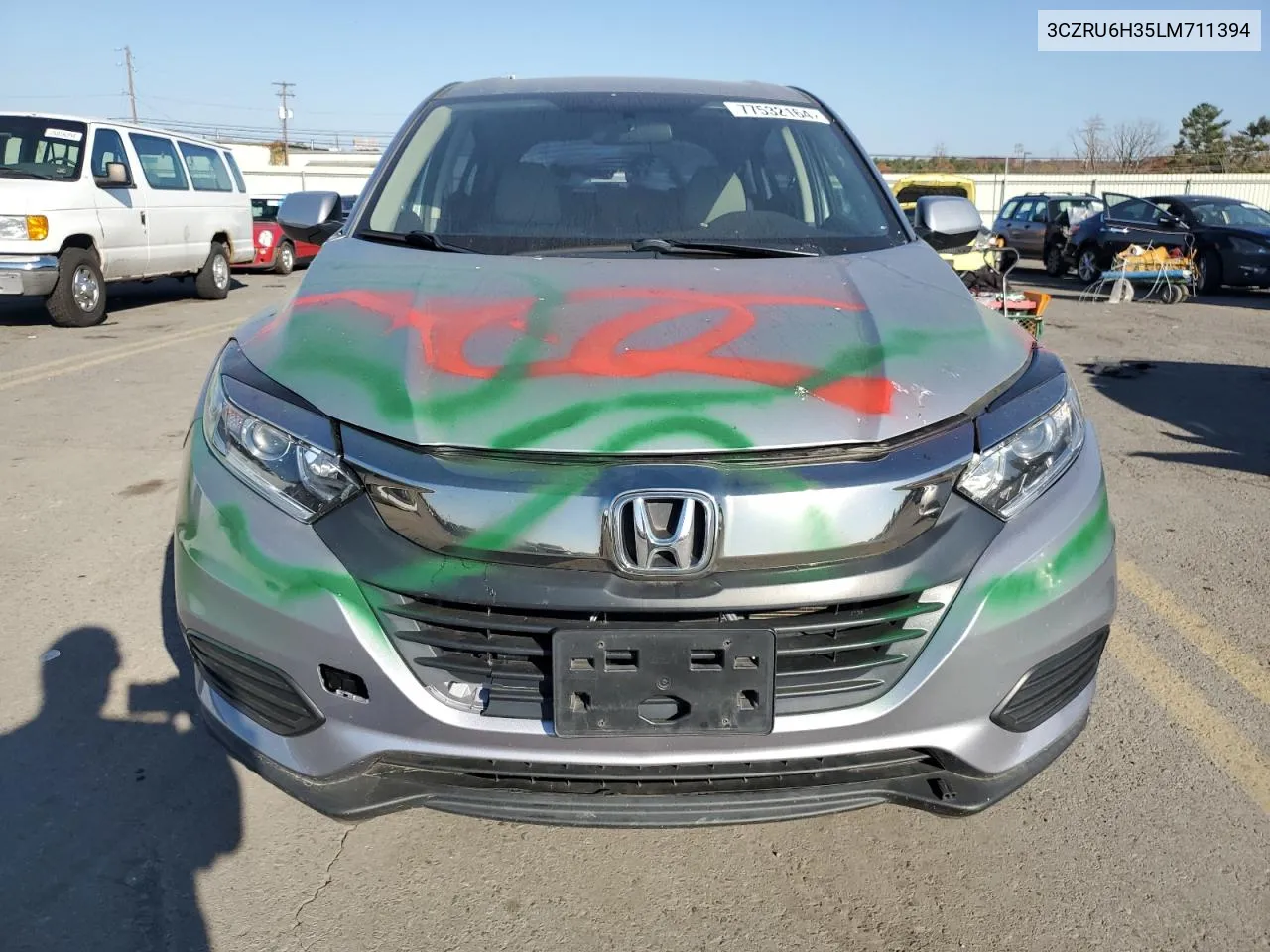 2020 Honda Hr-V Lx VIN: 3CZRU6H35LM711394 Lot: 77532164