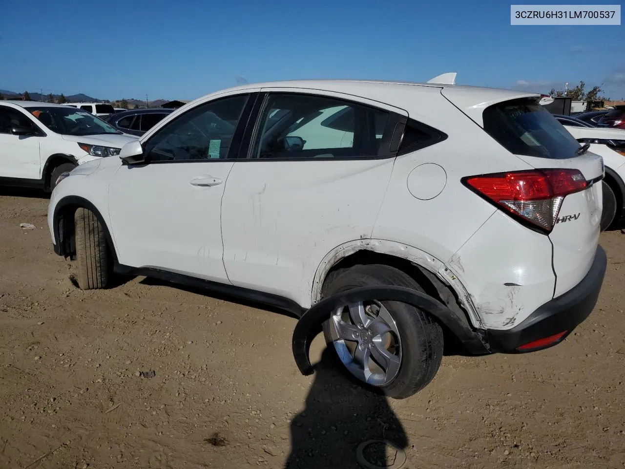 2020 Honda Hr-V Lx VIN: 3CZRU6H31LM700537 Lot: 78028954