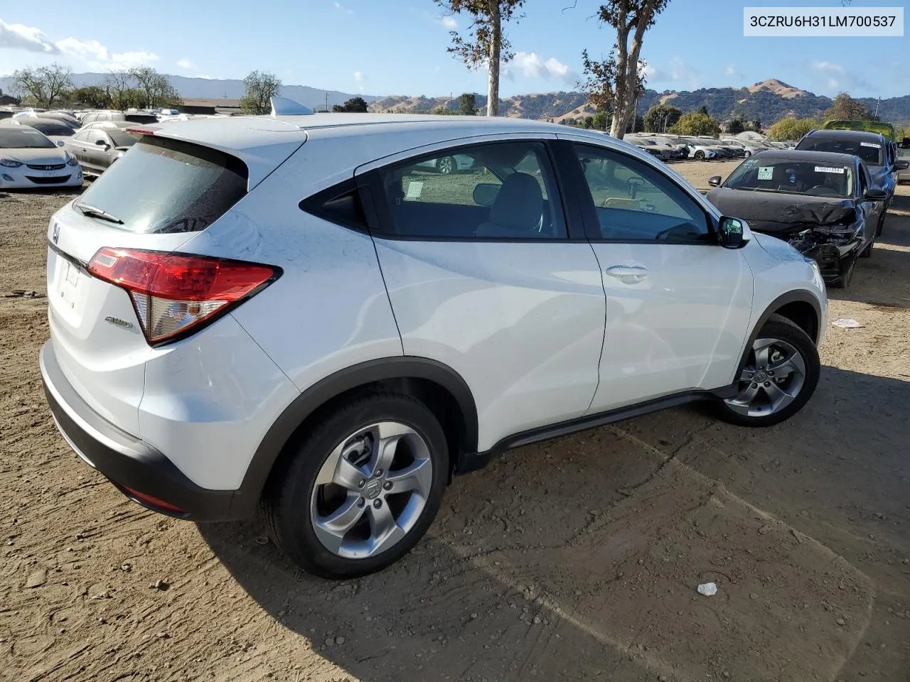 2020 Honda Hr-V Lx VIN: 3CZRU6H31LM700537 Lot: 78028954