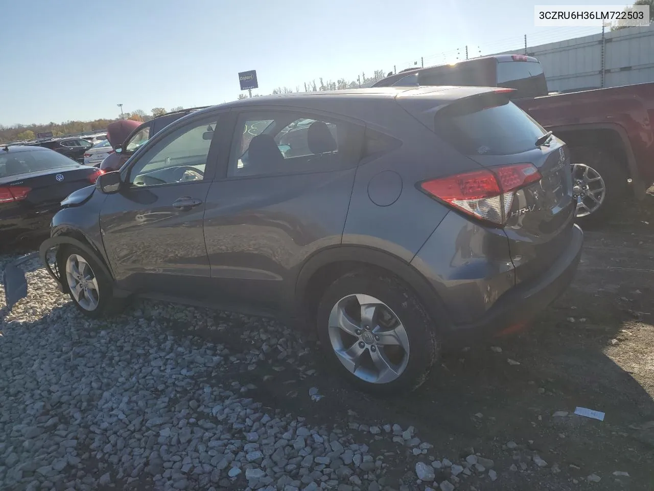 2020 Honda Hr-V Lx VIN: 3CZRU6H36LM722503 Lot: 79523954