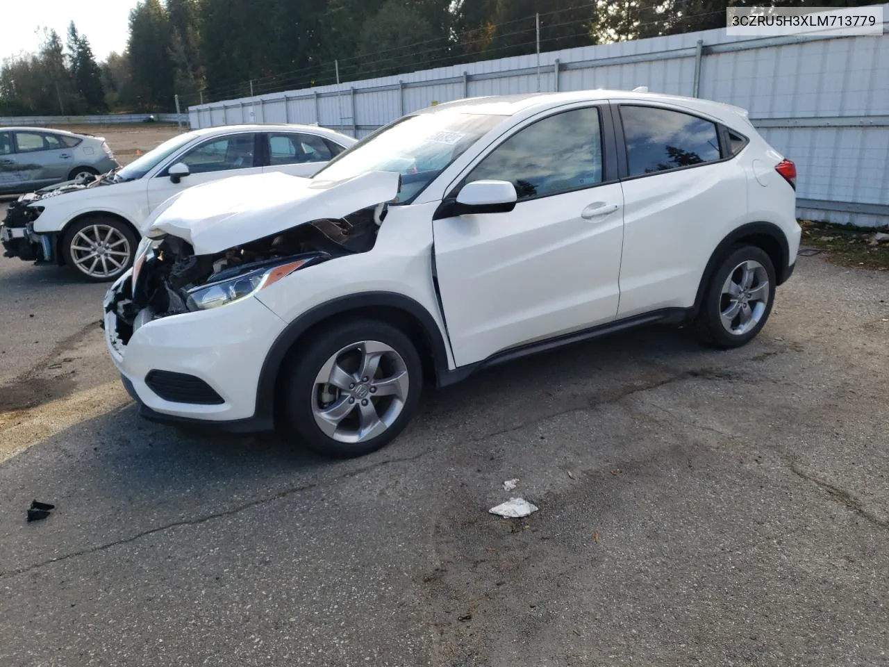 2020 Honda Hr-V Lx VIN: 3CZRU5H3XLM713779 Lot: 79577834